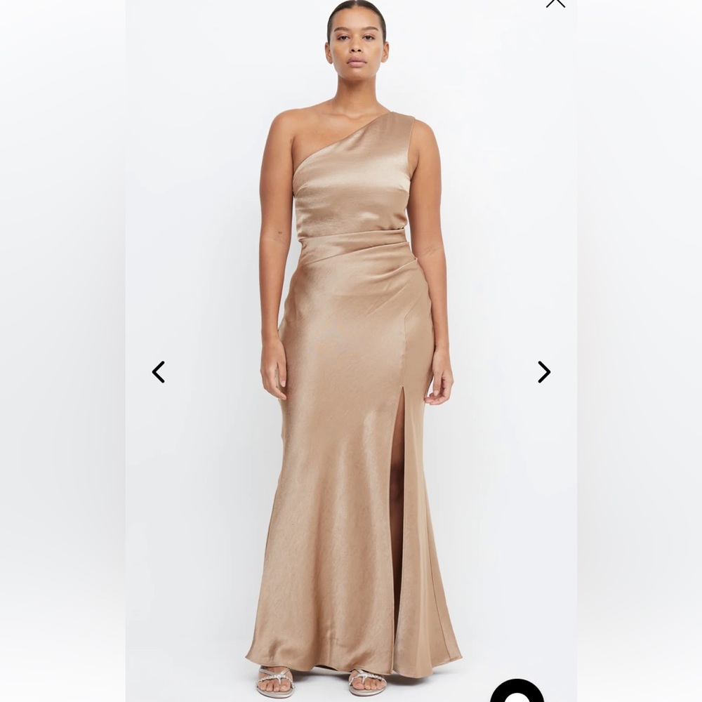 Bec & Bridge The Dreamer ASYM Dress in Golden - NEW